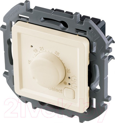Термостат для климатической техники Legrand Inspiria 673811 (слоновая кость)