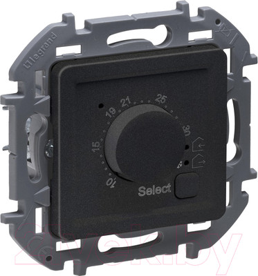 Терморегулятор для теплого пола Legrand Inspiria 673813 (антрацит)