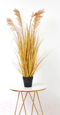 Искусственное растение Merry Bear Home Decor Микс трава-тростник желтеющий / KD3406-109-22