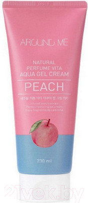 Крем для тела Around Me Natural Perfume Vita Aqua Gel Cream Peach (230мл)