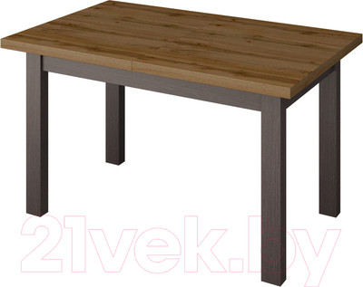 Обеденный стол Senira Кастусь 110-145x70 (дуб вотан/венге)