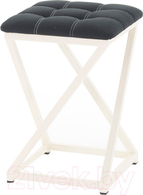 Табурет AMC Comfort 8.3.1 (ткань черный/слоновая кость)