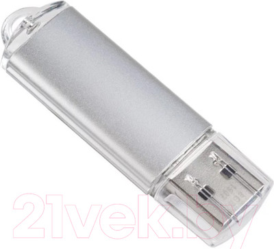 USB flash накопитель Perfeo 32GB E01 / PF-E01S032ES (серебристый)