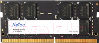 Оперативная память DDR4 Netac NTBSD4N26SP-16