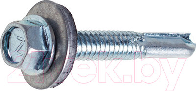 Саморез Starfix Кровельный увел. сверло 6.3x38 шайба с прокл PT5 / SMP2-61758-50 (50шт, оцинкованный)