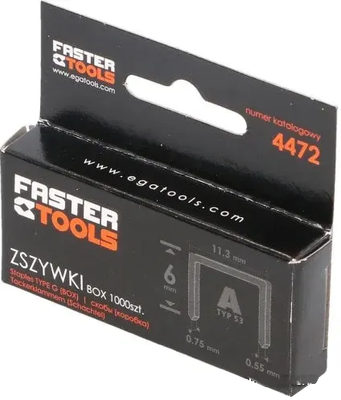 Скобы Faster Tools 4475