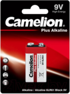 Батарейка Camelion 6LR61 Plus Alkaline BL-1 / 6LR61-BP1