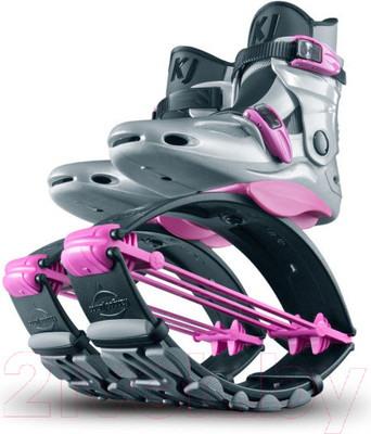 Джампер для детей Kangoo Jumps PowerShoe SE (р-р 1-3, серебристый/розовый)