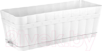 Кашпо Альтернатива Изюминка / М3356 (белый)