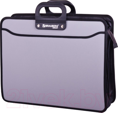 Папка-портфель Brauberg Портфолио / 223080 (серый)