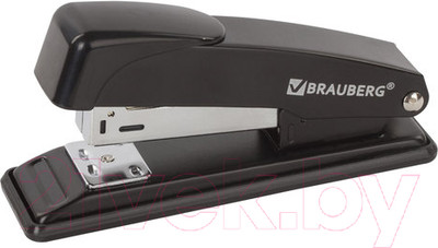 Механический степлер Brauberg Office / 228614 (черный)