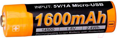 Аккумулятор Fenix Light 14500 1600UmAh / ARB-L14-1600U