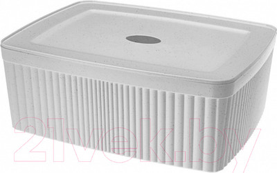 Контейнер для хранения Econova Velvet / 433238938 (светло-серый флэк)