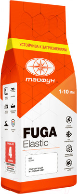 Фуга цементная Тайфун Elastic 001 (2кг, белый)