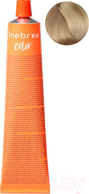 Крем-краска для волос Inebrya На семенах льна и алоэ вера 12/1 (100мл, супер платиновый блондин)