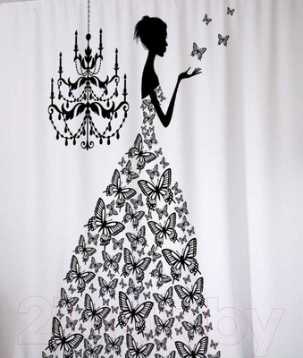 Шторка-занавеска для ванны JoyArty Свадебная Страна / sc_2928