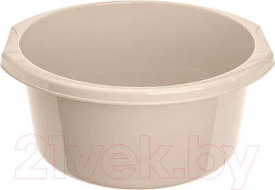 Таз Бытпласт Диана / 431214407 (бежевый)