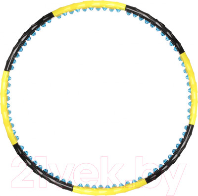 Обруч хула-хуп Indigo Sport Мagic 97358 IR (желтый/черный)