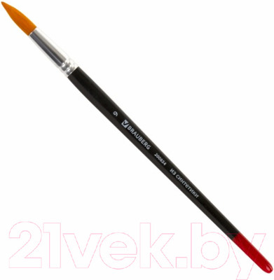 Кисть для рисования Brauberg Синтетика 9 / 200854 (круглая)