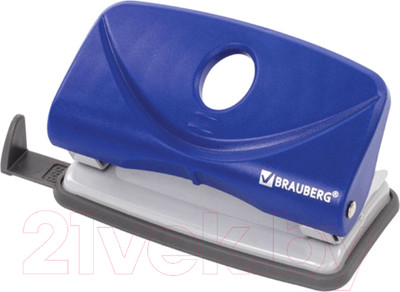 Дырокол Brauberg Original / 227785 (синий)