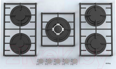 Газовая варочная панель Korting HGG 9835 CTW