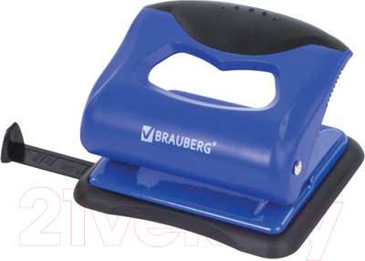 Дырокол Brauberg Jet Pro / 228598 (сине-черный)