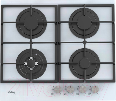 Газовая варочная панель Korting HGG 6722 CTW