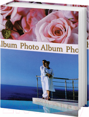 Фотоальбом Brauberg Романтика / 390675 (голубой/розовый)