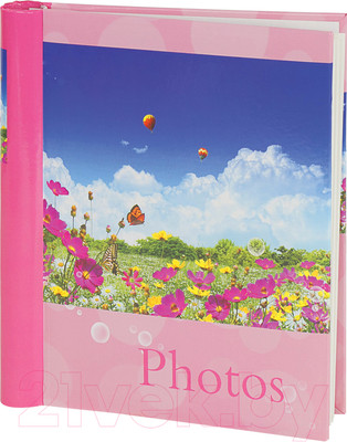 Фотоальбом Brauberg Дивный луг / 390686 (розовый)