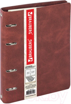 Тетрадь Brauberg Main А5 / 401710 (120л, коричневый)