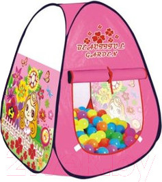 Детская игровая палатка Наша игрушка Цветочный рай / 100909311