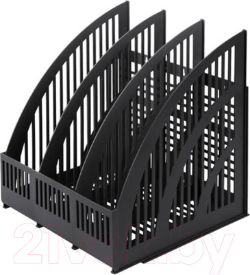 Лоток для бумаг Brauberg Energy / 237017 (черный)