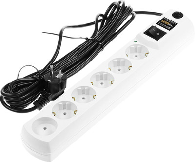 Сетевой фильтр Most HPW (5м, белый)