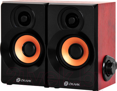 Мультимедиа акустика Оклик OK-161 (темное дерево)