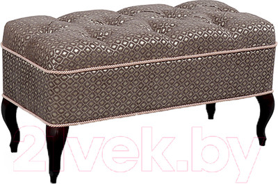 Банкетка Мебельград №15 (паола коричневый ромб/орех светлый)