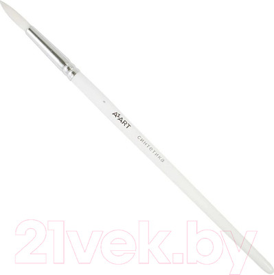 Кисть для рисования Azart №5 (синтетика, круглая, белый)