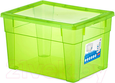 Контейнер для хранения Stefanplast 13150 (зеленый неон)