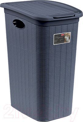 Корзина для белья Stefanplast 30504 (синий)