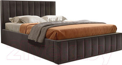 Каркас кровати Мебельград Вена Стандарт 180x200 (мора темно-коричневый)
