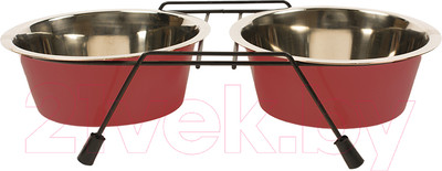 Набор мисок для животных Duvo Plus 52020300 (красный)