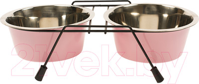 Набор мисок для животных Duvo Plus 52020300 (розовый)