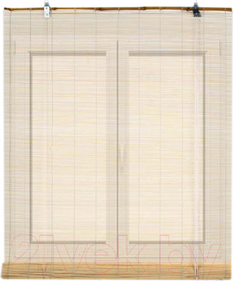 Рулонная штора Эскар Бамбуковая 140x160 / 71000140160 (натур)