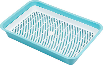 Туалет-лоток Дарэленд Первый с сеткой / 2901бирюз