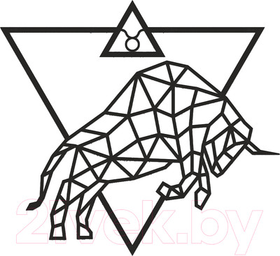 Декор настенный EWA Знак зодиака Телец