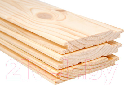 Вагонка No Brand Хвоя сорт В 12.5x96x3000 (10шт в упаковке)