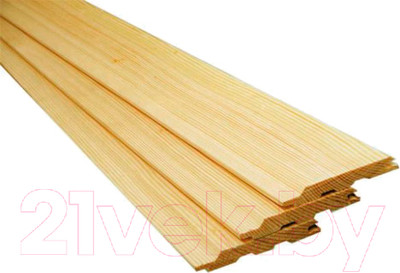 Вагонка No Brand Хвоя сорт А 12.5x96x3000 (10шт в упаковке)