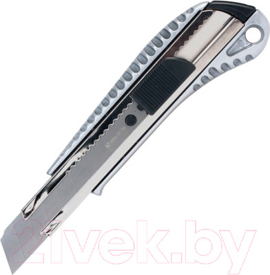 Нож канцелярский Brauberg Metallic / 235401