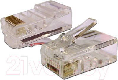 Коннектор Lanmaster RJ-45 (TWT-PL45-8P8C)