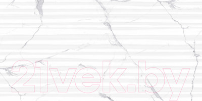 Декоративная плитка Beryoza Ceramica Statuario White Decor (600x300)