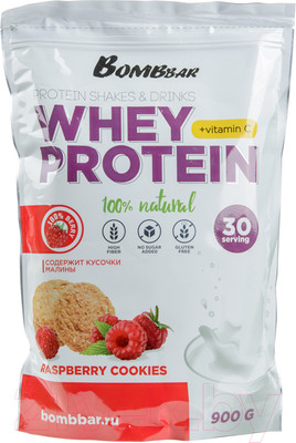 Протеин Bombbar Малиновое печенье (900г)